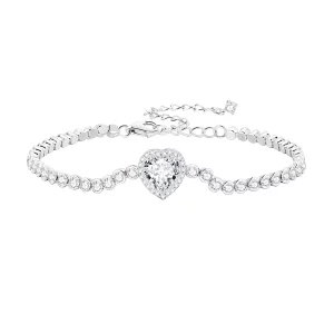 (image pour) Bracelet de tennis en forme de cœur de style Pandora - BSB098
