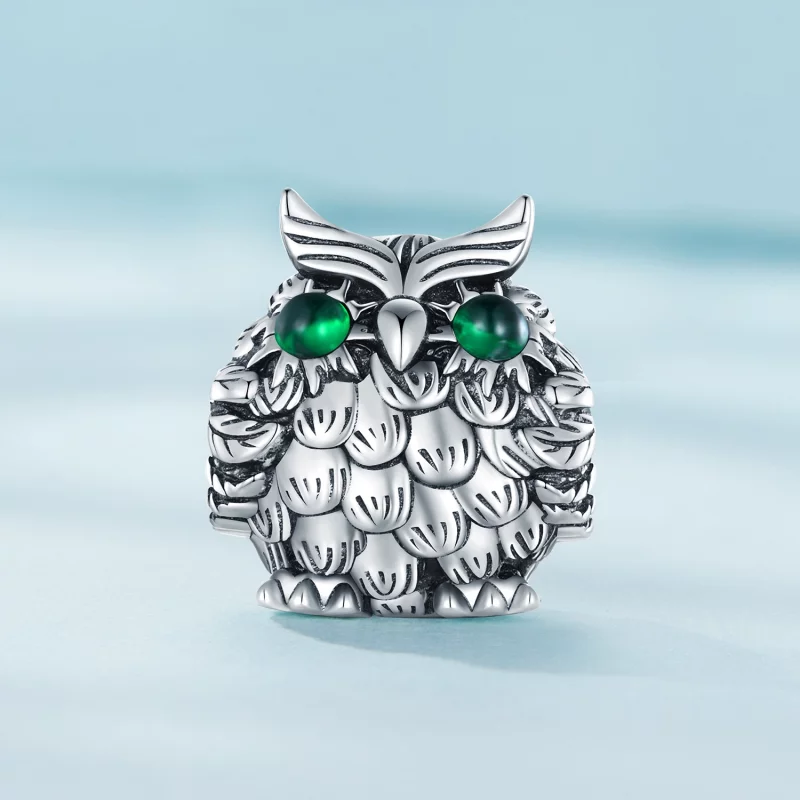 (image pour) Charm de graduation en forme de hibou de style Pandora - SCC2542 - Afficher 2