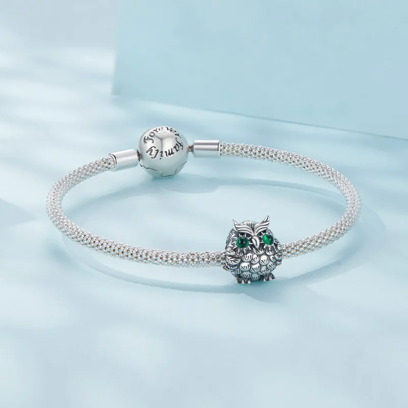 (image pour) Charm de graduation en forme de hibou de style Pandora - SCC2542 - Afficher 5