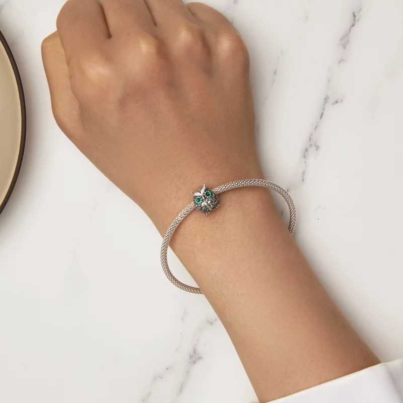 (image pour) Charm de graduation en forme de hibou de style Pandora - SCC2542 - Afficher 7