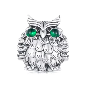 (image pour) Charm de graduation en forme de hibou de style Pandora - SCC2542