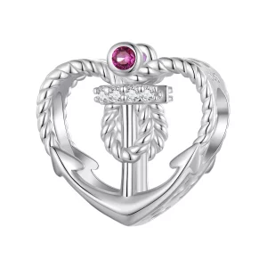 (image pour) Charm de style Pandora avec ancre - BSC773