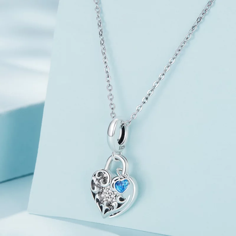 (image pour) Charm en forme de cœur entrelacé de style Pandora - SCC2502 - Afficher 2