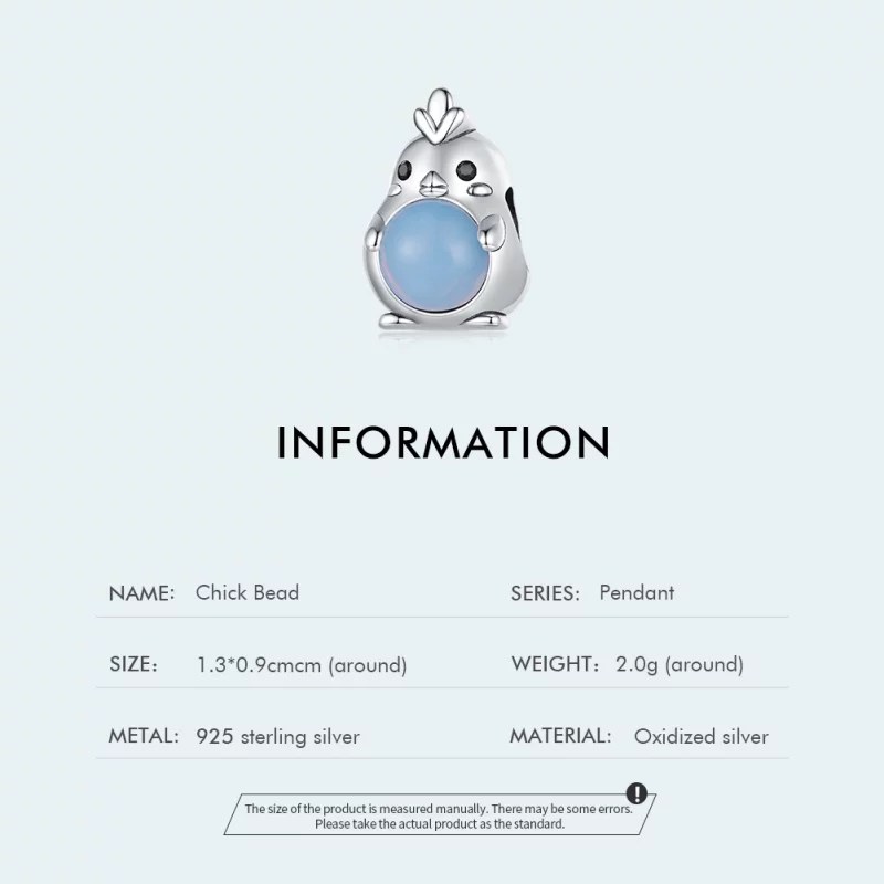 (image pour) Charm Pandora en forme de poule - SCC2409 - Afficher 4
