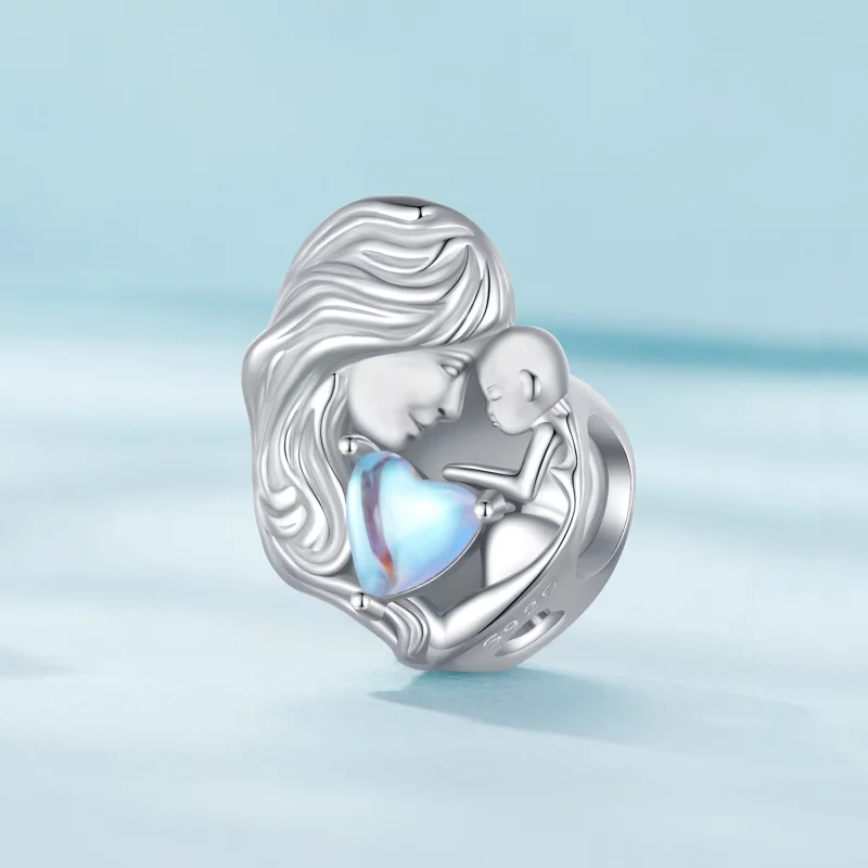 (image pour) Charm Pandora Style Maman et Fils - SCC2539 - Afficher 2