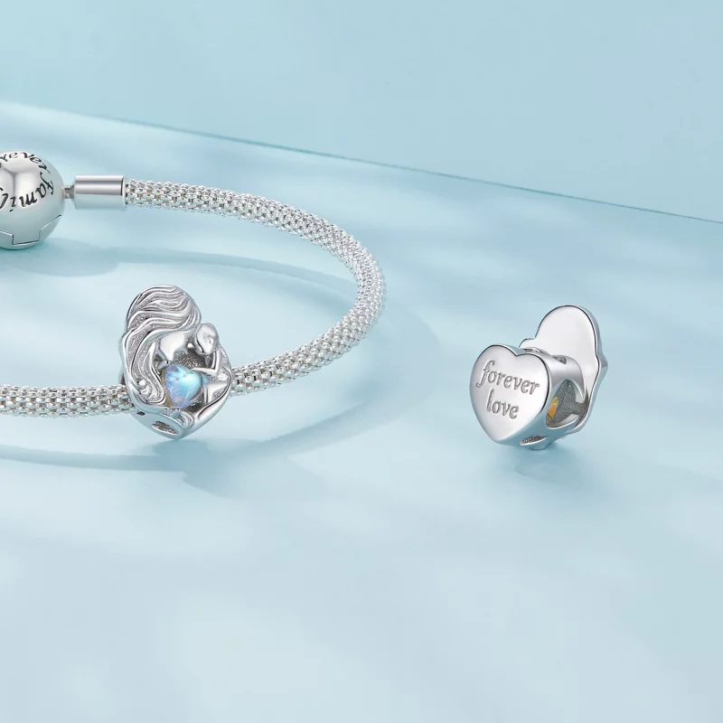 (image pour) Charm Pandora Style Maman et Fils - SCC2539 - Afficher 4
