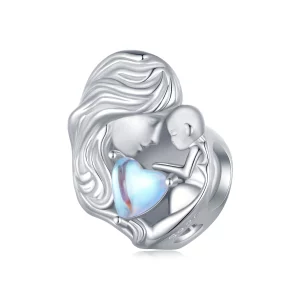 (image pour) Charm Pandora Style Maman et Fils - SCC2539