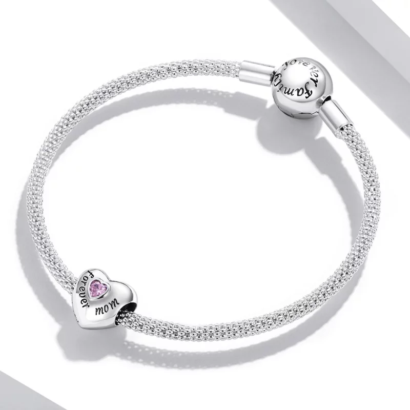 (image pour) Charm Pandora Style Maman Éternelle - BSC562-PK - Afficher 3