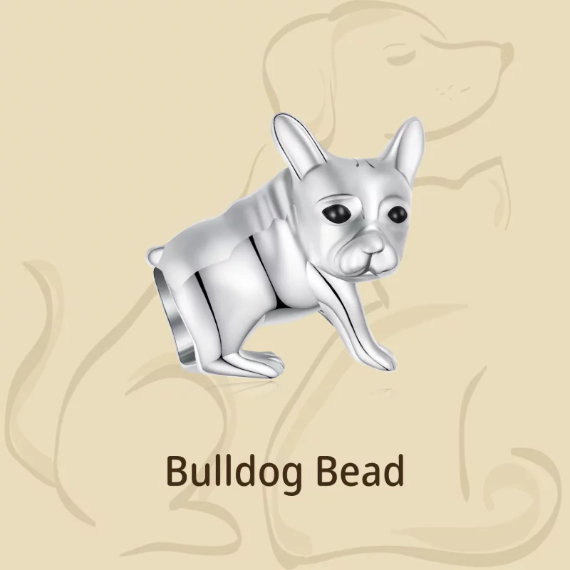 (image pour) Charm style Bulldog Pandora - BSC796 - Afficher 4