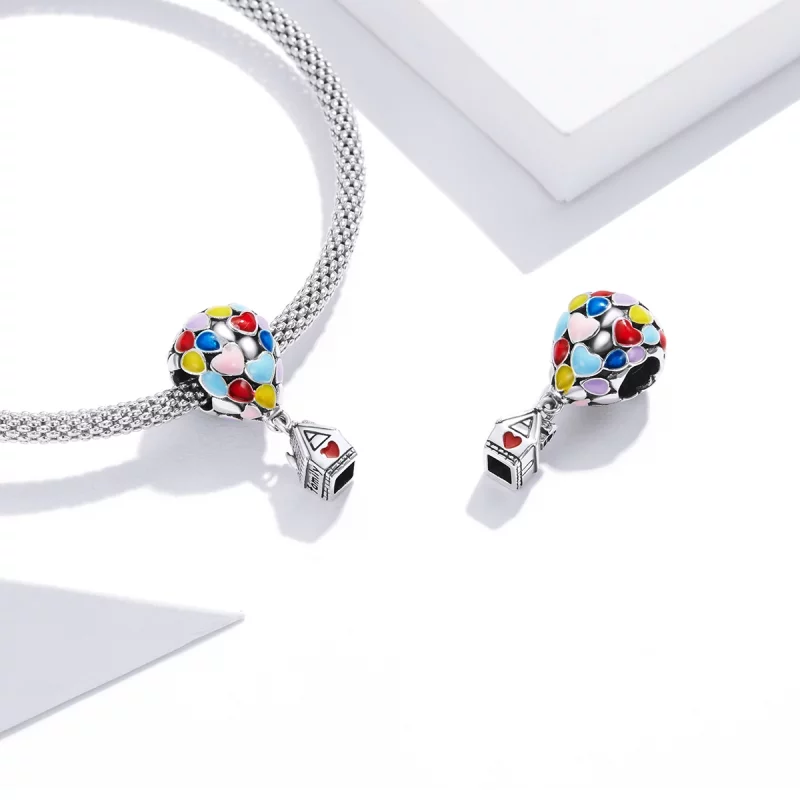 (image pour) Charm style Pandora Maison Volante - BSC417 - Afficher 4