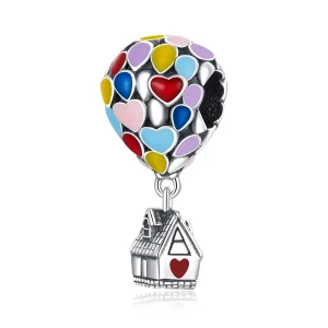 Charm style Pandora Maison Volante - BSC417 (image pour) Charm style Pandora Maison Volante - BSC417