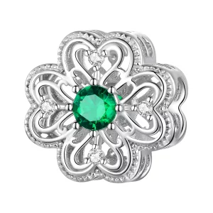 (image pour) Charm style Pandora Trèfle à Quatre Feuilles - BSC759