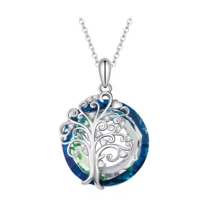 (image pour) Collier cercle de famille de style Pandora - BSN315
