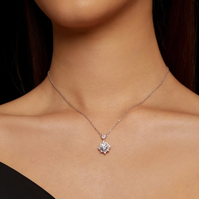 (image pour) Collier en style Pandora avec diamant - MSN017 - Afficher 6