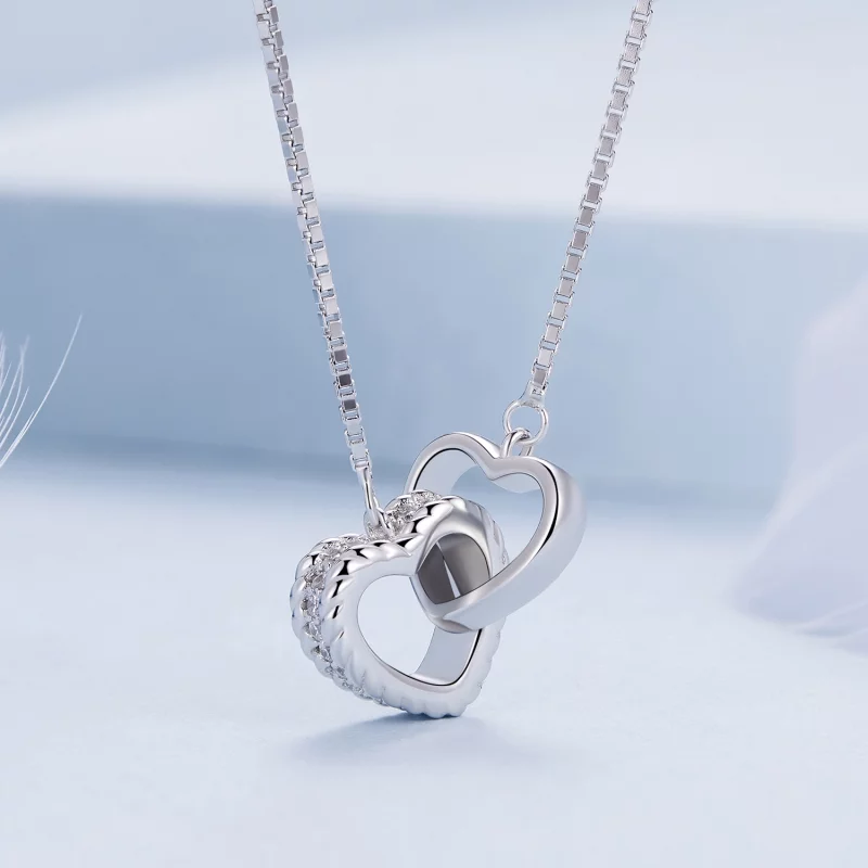 (image pour) Collier entrelacé de style Pandora - BSN339 - Afficher 3