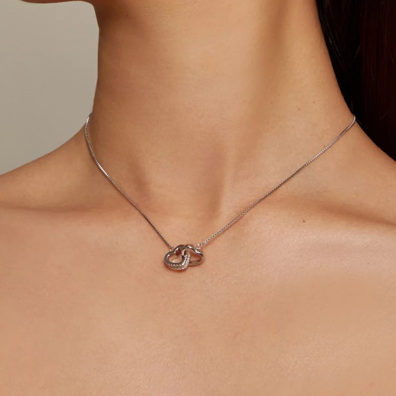 (image pour) Collier entrelacé de style Pandora - BSN339 - Afficher 7