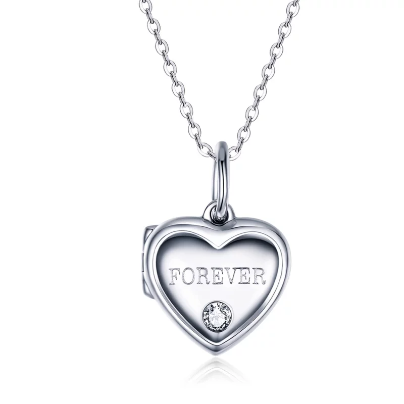 (image pour) Collier gravé de style Pandora - BSC102 - Afficher 2