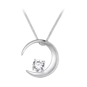 (image pour) Collier lune de style Pandora - BSN311