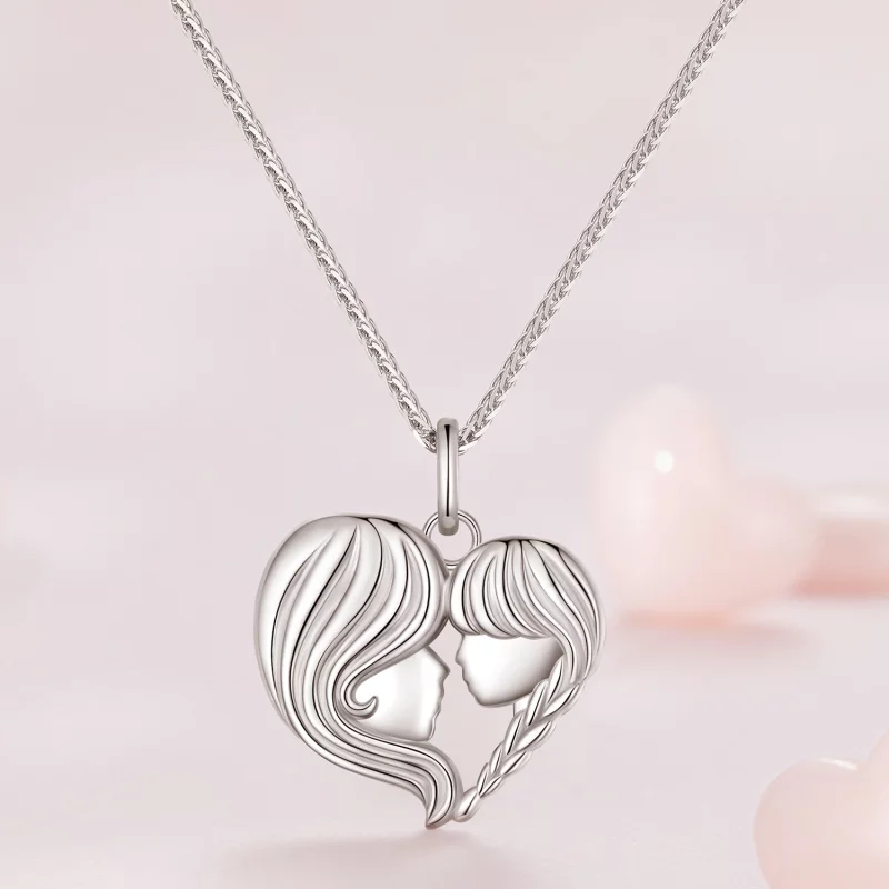 (image pour) Collier Pandora Style Mère Fille - BSN324 - Afficher 3