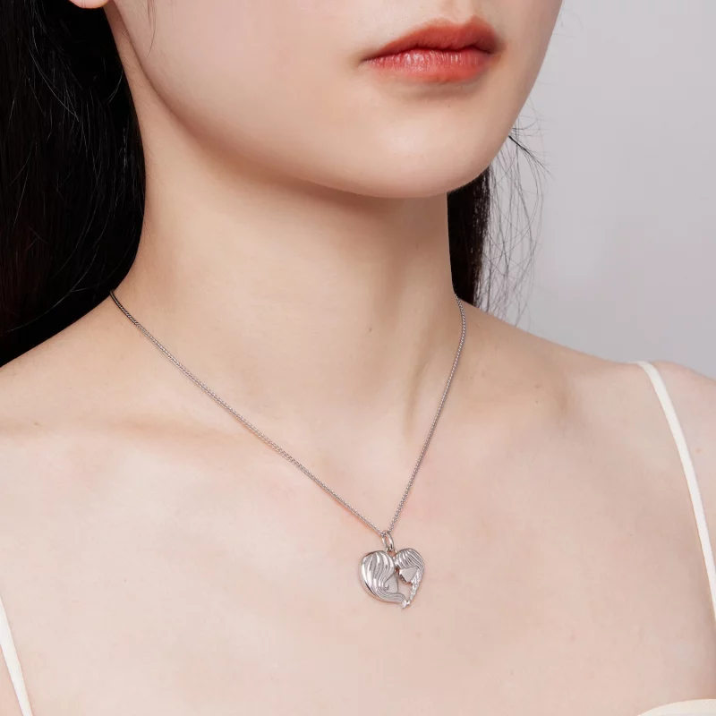 (image pour) Collier Pandora Style Mère Fille - BSN324 - Afficher 9