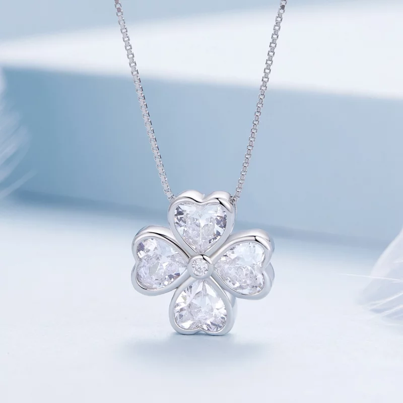 (image pour) Collier porte-bonheur de style Pandora - BSN334 - Afficher 3
