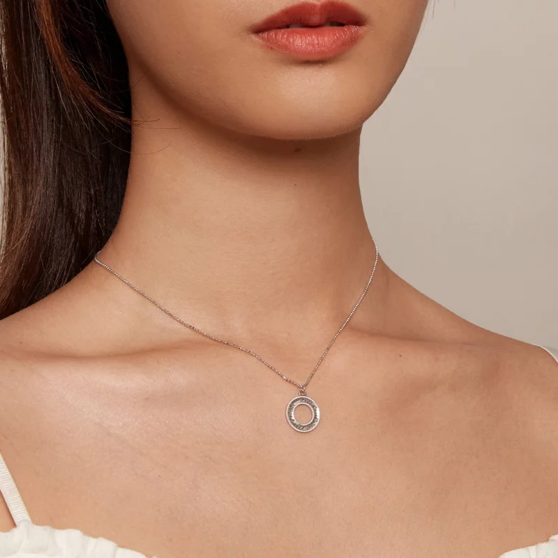(image pour) Collier style Pandora en forme de cercle - BSN343 - Afficher 7