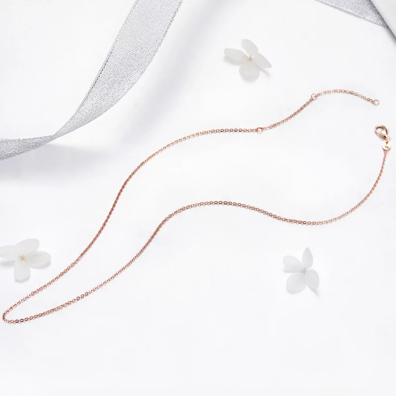 (image pour) Collier style Pandora en or rose - SCA014-45 - Afficher 2