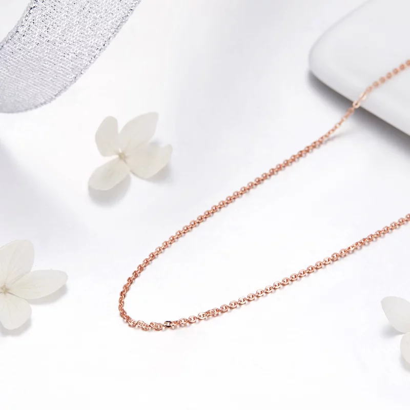 (image pour) Collier style Pandora en or rose - SCA014-45 - Afficher 4