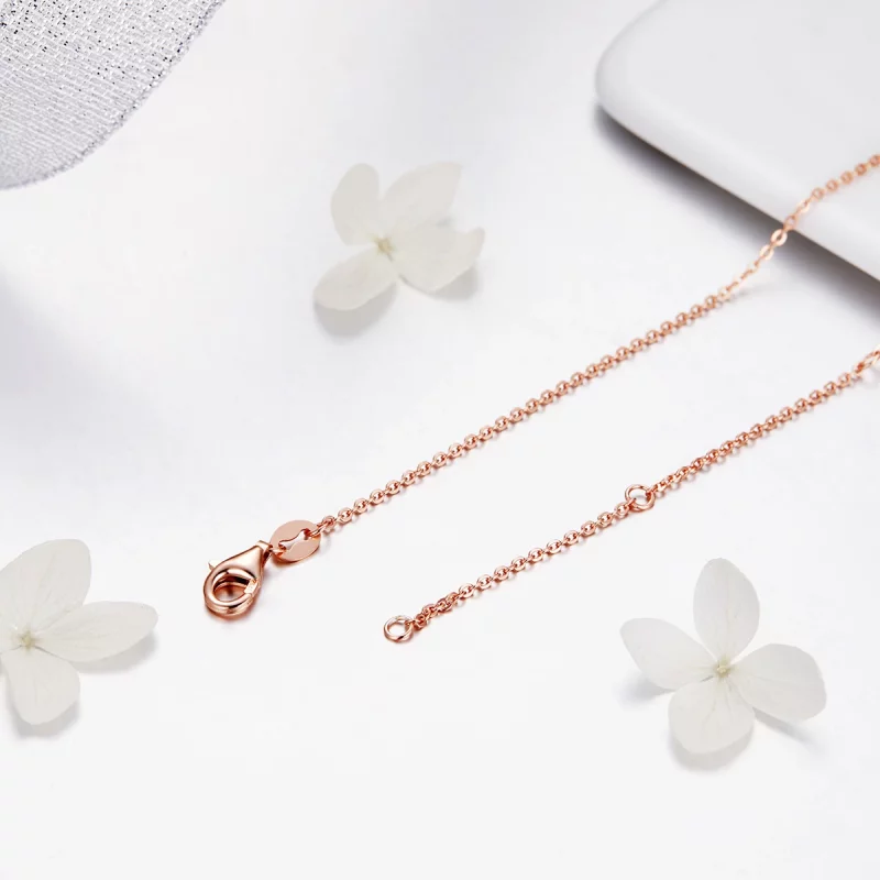 (image pour) Collier style Pandora en or rose - SCA014-45 - Afficher 5