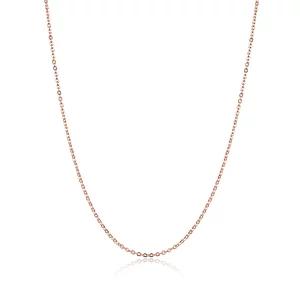 Collier style Pandora en or rose - SCA014-45 (image pour) Collier style Pandora en or rose - SCA014-45