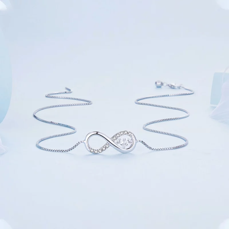 (image pour) Collier style Pandora Infinity - BSN276 - Afficher 3