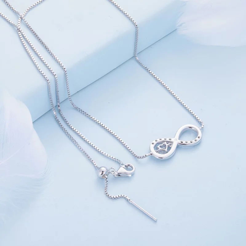 (image pour) Collier style Pandora Infinity - BSN276 - Afficher 4