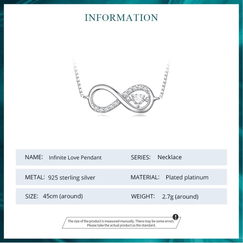 (image pour) Collier style Pandora Infinity - BSN276 - Afficher 7