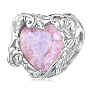 (image pour) Pendentif en forme de cœur de style Pandora - BSC836