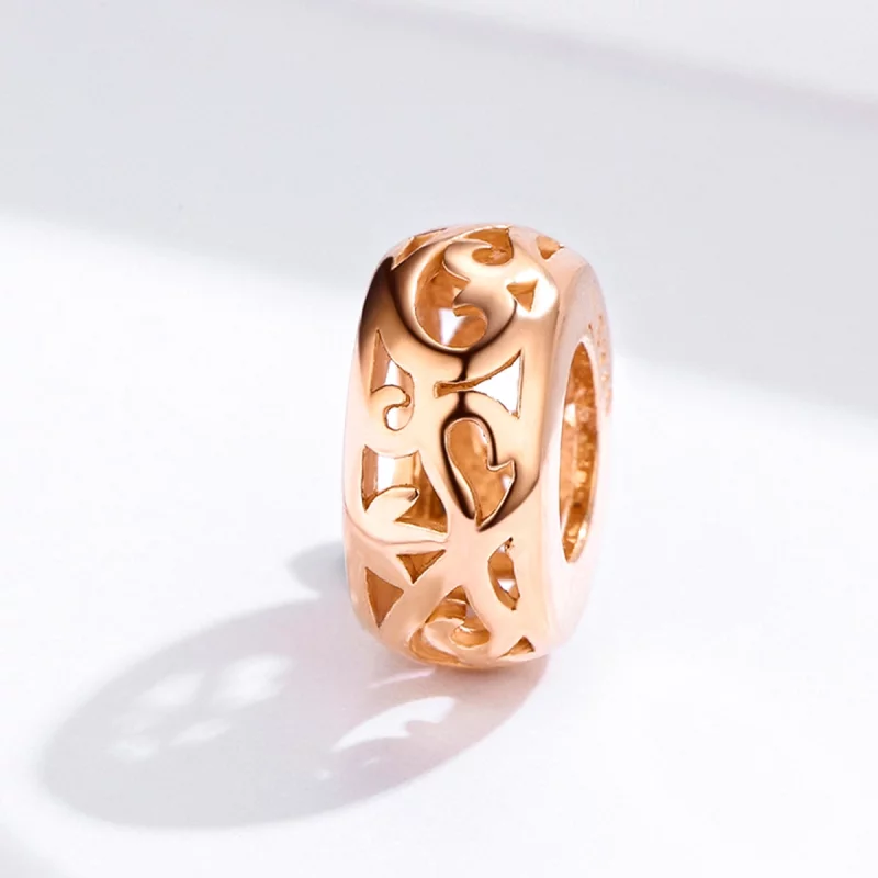 (image pour) Pendentif intercalaire style Pandora en or rose - SCC716-C - Afficher 3