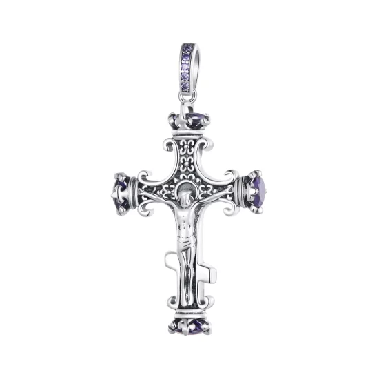 (image pour) Pendentif style Pandora avec croix - SCP064