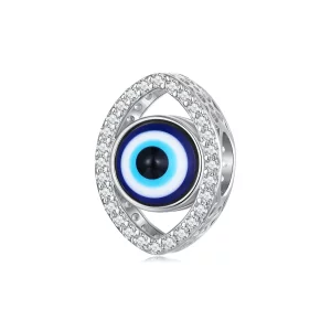 (image pour) Pendentif style Pandora avec œil turc - BSC729