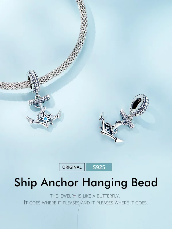 (image pour) Pendentif style Pandora Charme Ancre - SCC2401 - Afficher 2