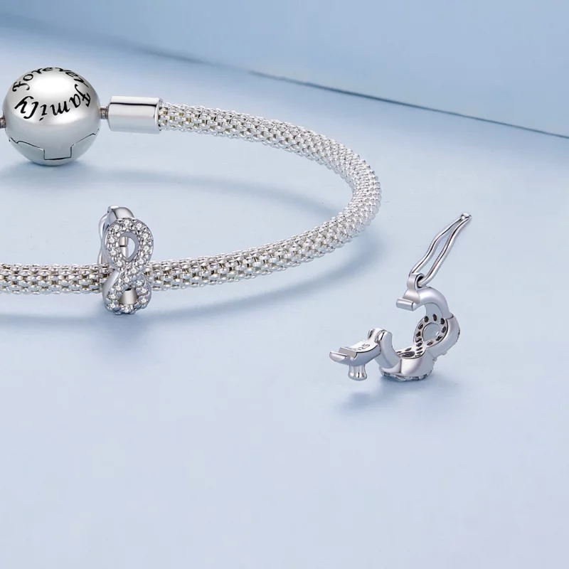 (image pour) Style Pandora Spacer Infini - BSC887 - Afficher 4