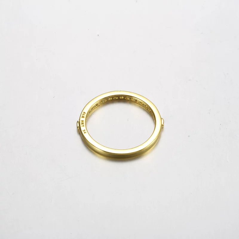 (image pour) Bague Pandora plaquée or 14 carats avec message d'amour - 162613C00 - Afficher 3