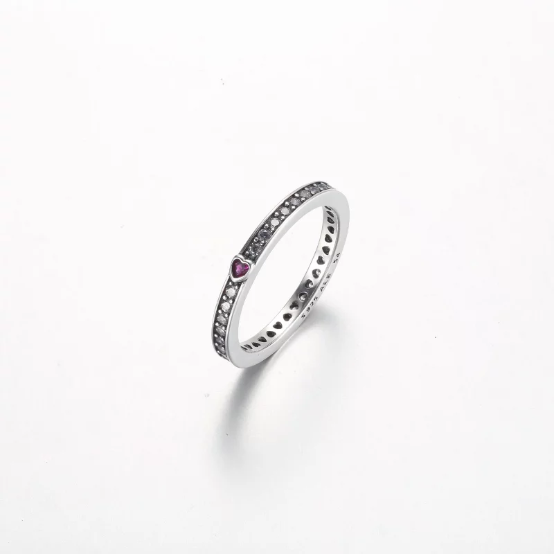 (image pour) Bague Pandora Sparkling Love Message - 192601C01 - Afficher 2