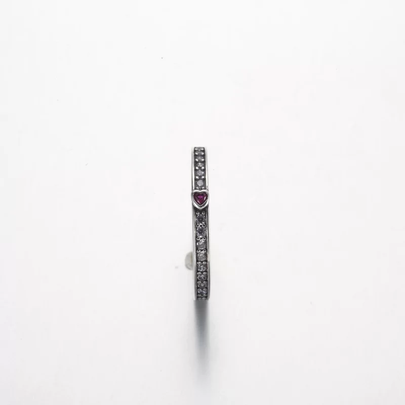 (image pour) Bague Pandora Sparkling Love Message - 192601C01 - Afficher 5