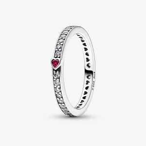 (image pour) Bague Pandora Sparkling Love Message - 192601C01
