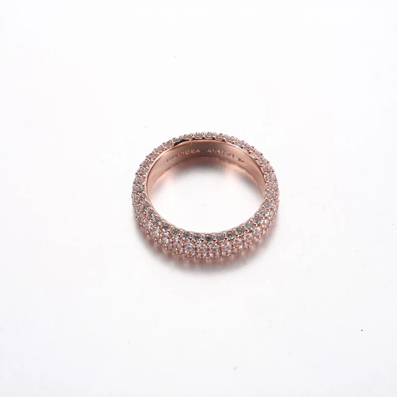 (image pour) Bague Pandora Timeless Pavé à double rangée - 182629C01 - Afficher 3