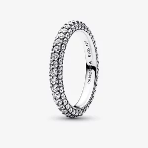 (image pour) Bague Pandora Timeless Pavé à rangée simple - 192627C01