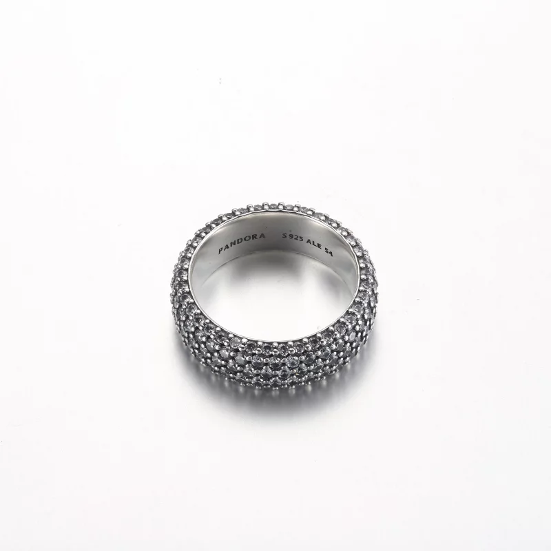 (image pour) Bague Pandora Timeless Pavé à triple rangée - 192634C01 - Afficher 3