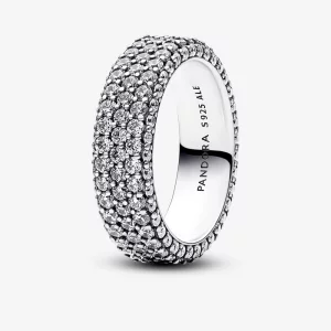 (image pour) Bague Pandora Timeless Pavé à triple rangée - 192634C01