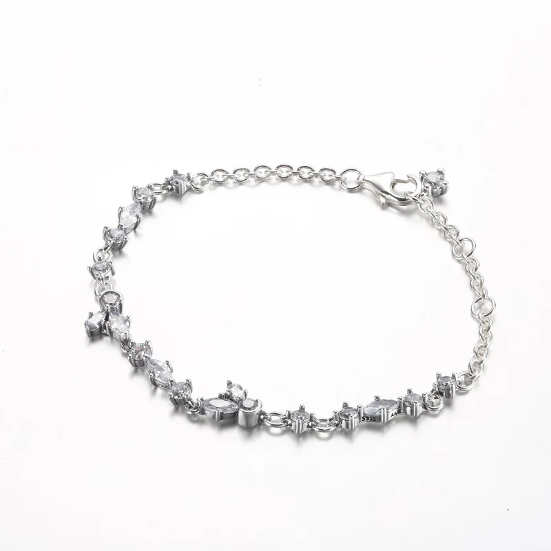 (image pour) Bracelet chaîne Pandora Sparkling Herbarium Cluster - 592631C01 - Afficher 2