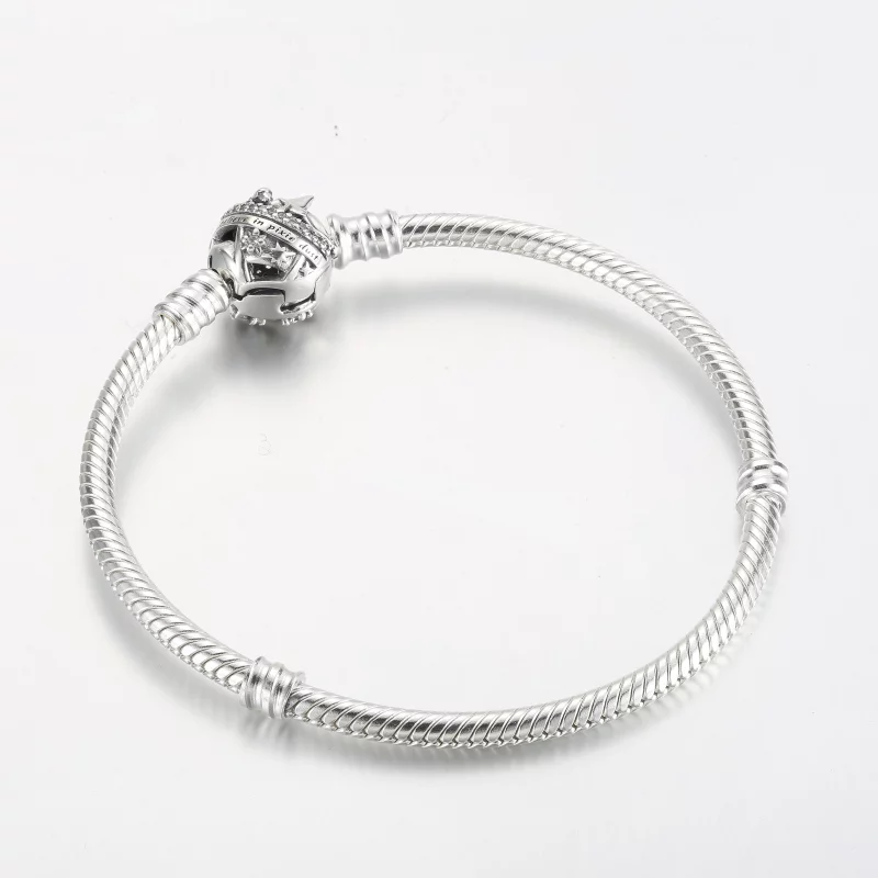 (image pour) Bracelet Pandora Disney Tinker Bell à fermoir Moments à chaîne serpent - 592548C - Afficher 2