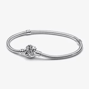 (image pour) Bracelet Pandora Disney Tinker Bell à fermoir Moments à chaîne serpent - 592548C01